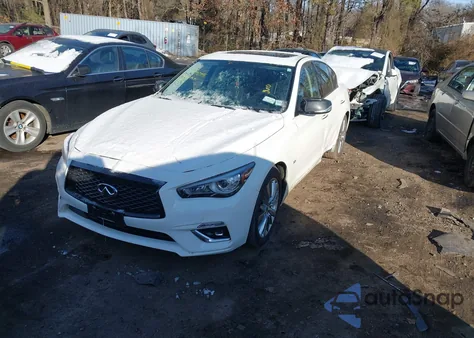 2019 Infiniti Q50 3.0T Luxe из США, поврежденный, VIN JN1EV7AP3KM517125